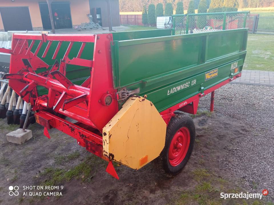 Rozrzutnik obornika Agromet Warafama 15 t NOWY Rolnictwo Kolbuszowa