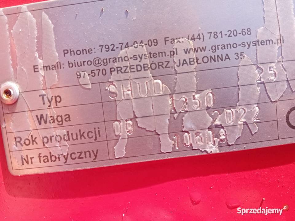 Agregat Grano system 25 m Łowicz