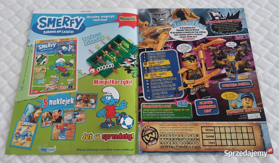 Lego Ninjago 122022 Blue Ocean Książeczki dzieci śląskie Czeladź