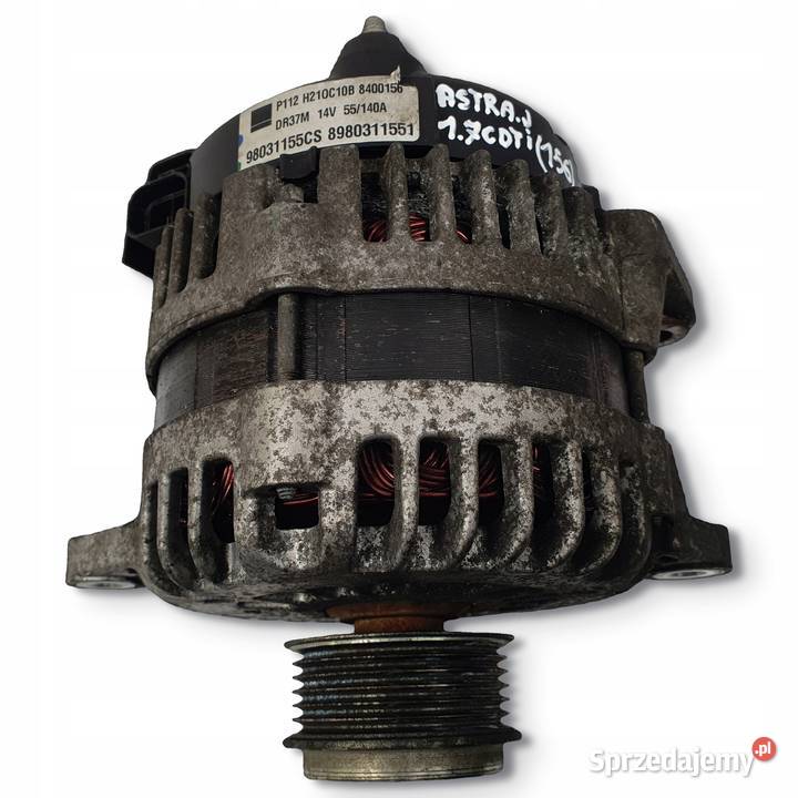 ALTERNATOR Opel Zafira B Astra J Corsa D 17 CDTI osobowe Chełm
