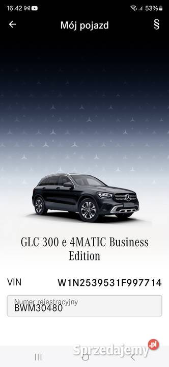 Mercedes GLC 300 e 4MATIC hybryda Szczecin