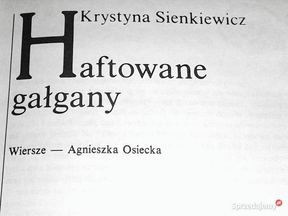 Haftowane gałgany Krystyna Sienkiewicz Pozostałe Chełm