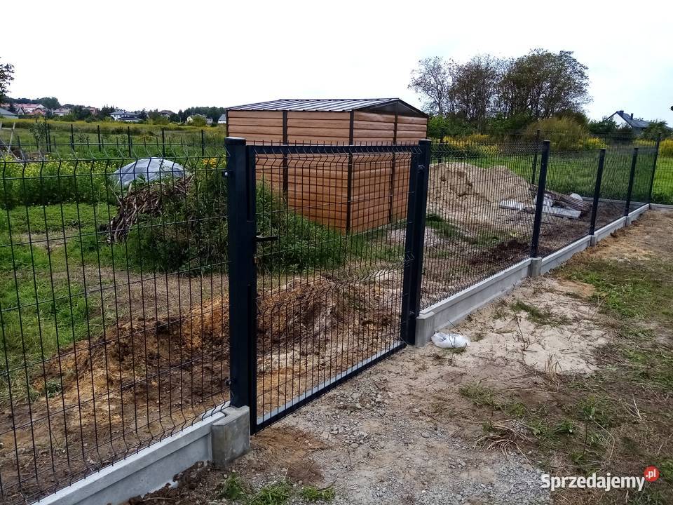 Ogrodzenia panelowe 123 fi4 podmurówka 25 Mont Ciechanów