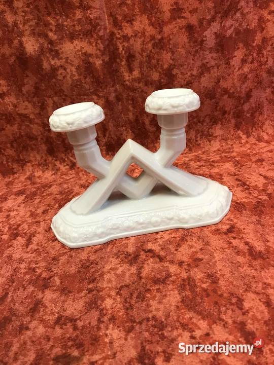 Swiecznik Rosenthal Maria Biala Świeczniki