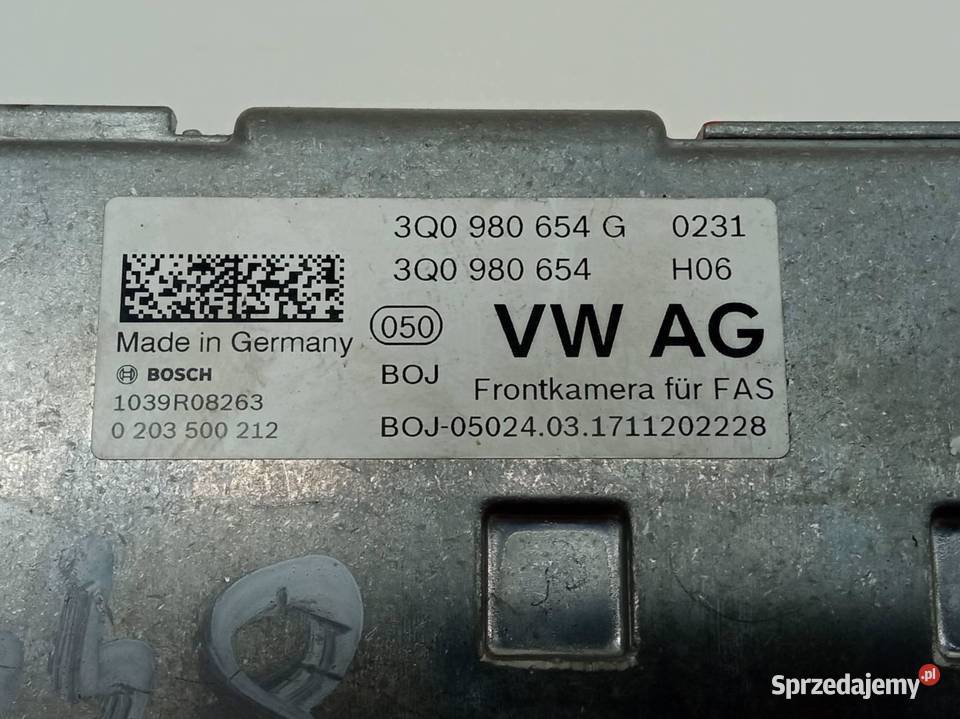 KAMERA PRZÓD ASYSTENT PASA 3Q0980654G Skoda sprzedam