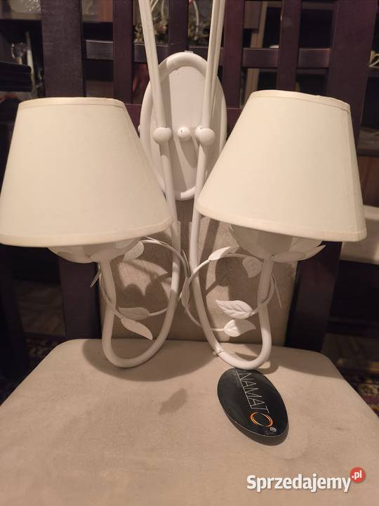 Lampa kinkiet metalowy styl retro Kępno