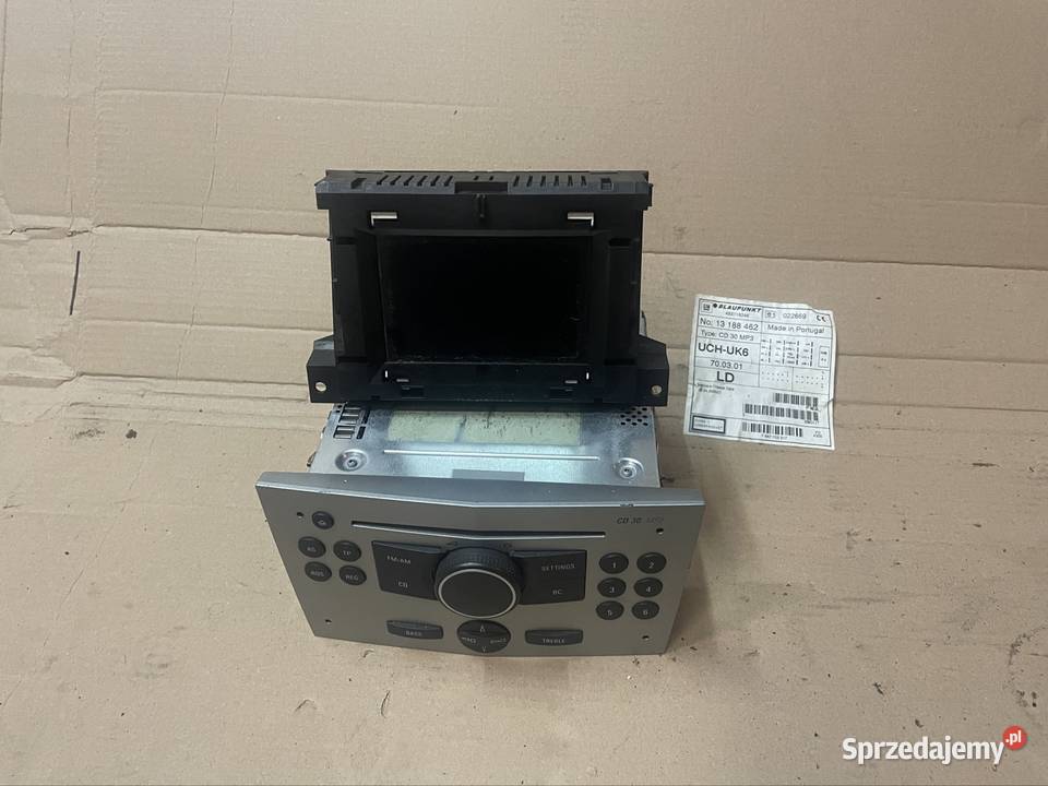 13188462 radio fabryczne wyświetlacz opel astra Motoryzacja Szczecin
