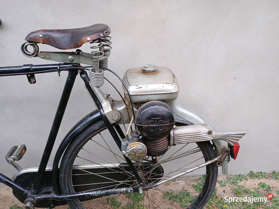 Rower Gazelle z silnikiem BFC zabytkowy antyk Kurzętnik sprzedam