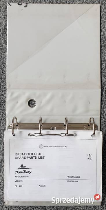 Katalog części Pisten Bully 280 i 260 Zakopane sprzedam