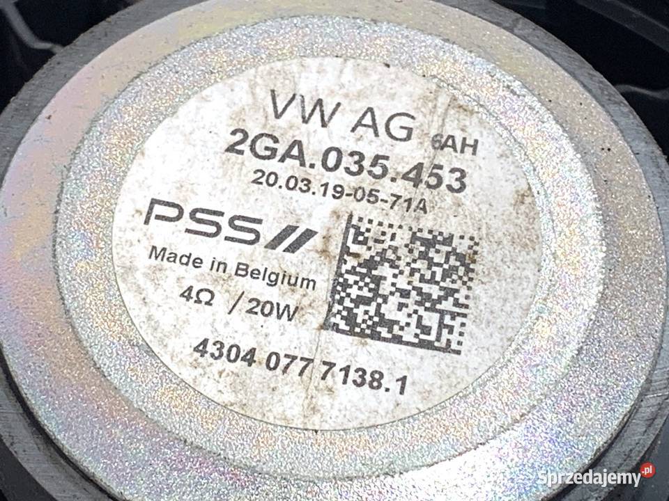 GŁOŚNIKI KOMPLET VW TROC 2GA035453 Crossover