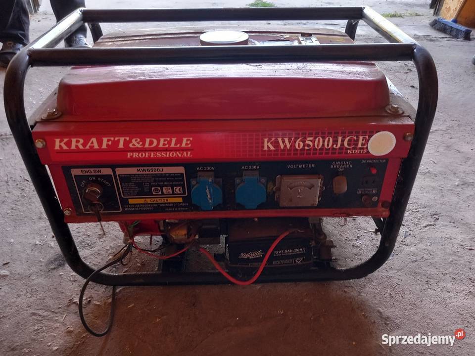 Agregat prądotwórczy KRAFTDELE KW6500JCE świętokrzyskie Ogarka