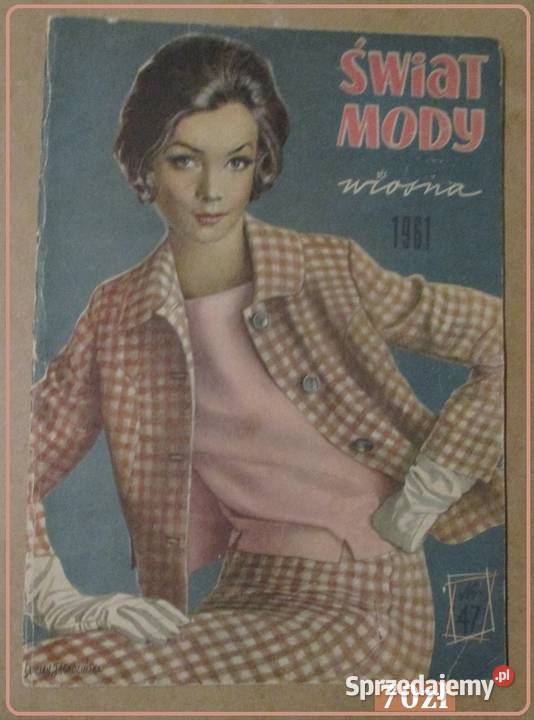 Magazyn modowy Świat Mody Wiosna 1961moda Łódź