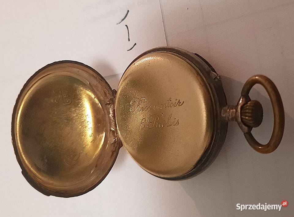 Stary Srebrny Zegarek Kieszonkowy I śląskie Gliwice