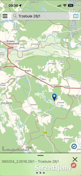 Działka w otulinie lasu 3571m2 Trzebule