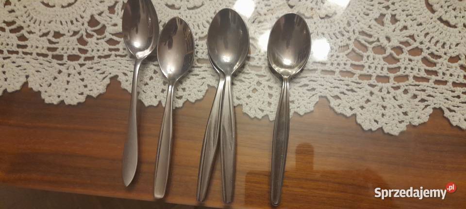 Łyżeczki do herbaty sygnowane Gerlach różne Warszawa