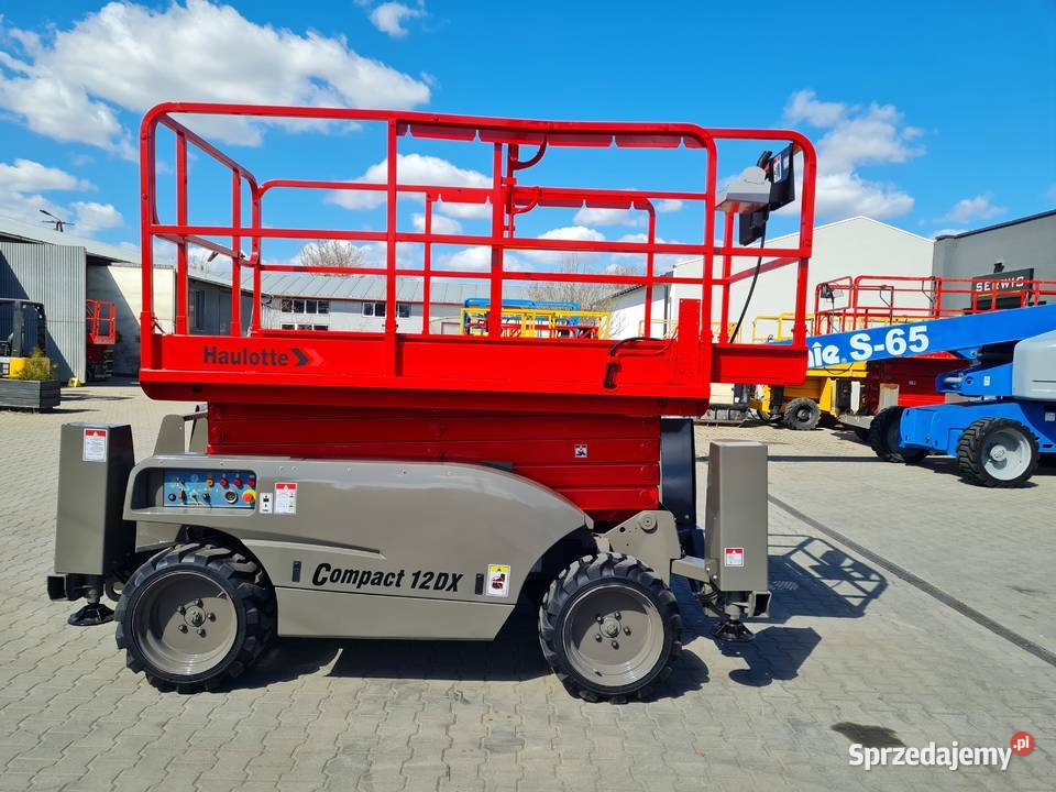 Podnośnik nożycowy spalinowy Haulotte Compact Dźwigi, podnośniki małopolskie Dąbrowa Tarnowska