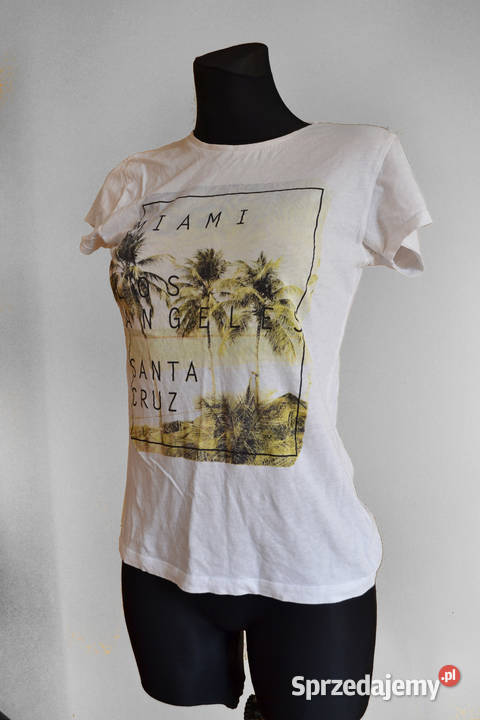 biała koszulka Miami LA Santa Cruz tshirt print Inny wzór Warszawa