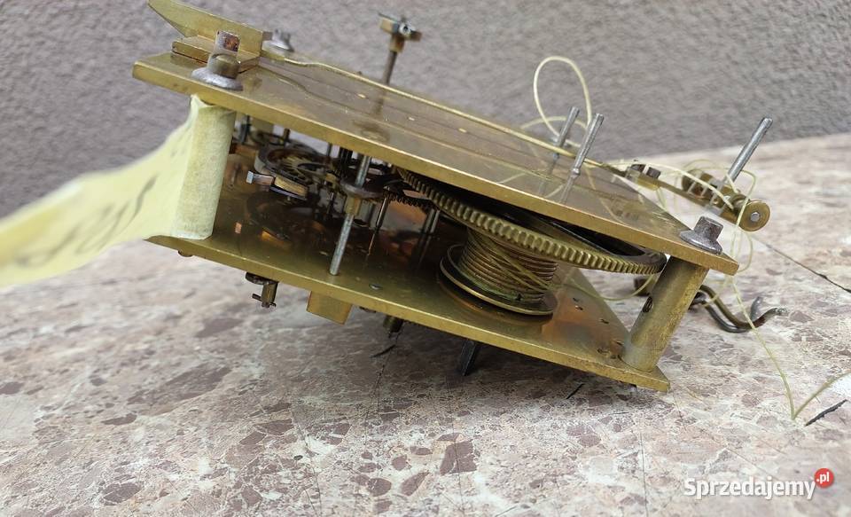 802 Mechanizm starego zegara linkowego żyłkowego pomorskie Tczew