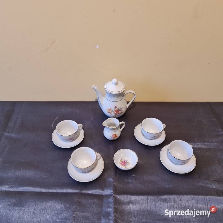 Mini serwis porcelanowy do kawyherbaty Porcelana i szkło Warszawa