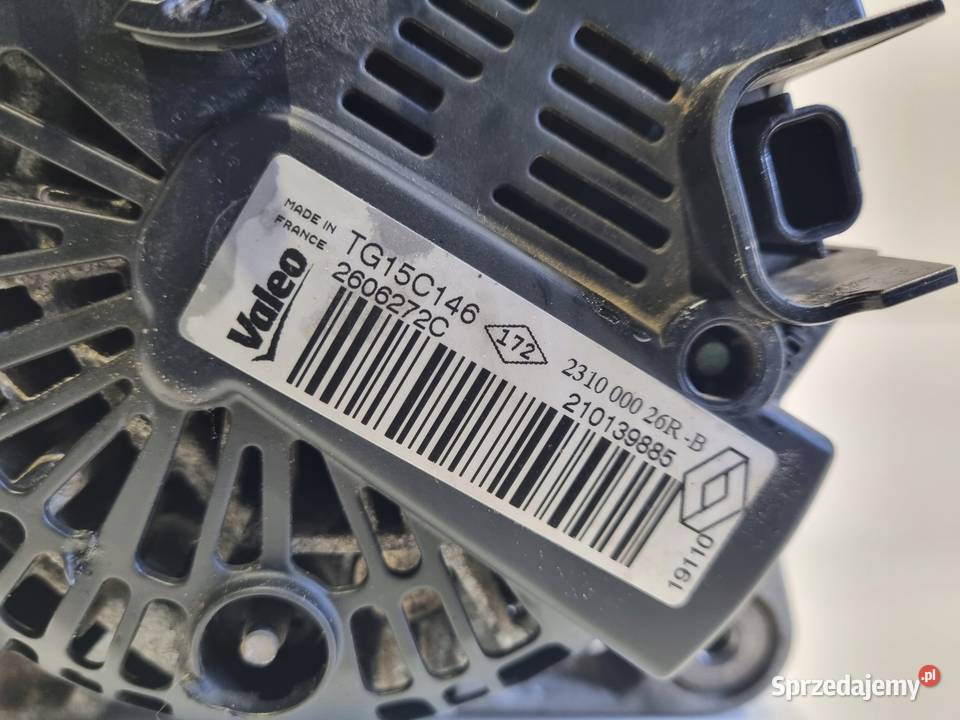 ALTERNATOR Renault Clio IV 15 DCi valeo osobowe Chełm