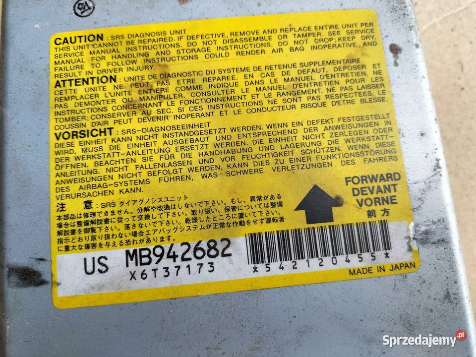 DODGE MITSUBISHI MB942682 MB942682 AIRBAG MODUŁ