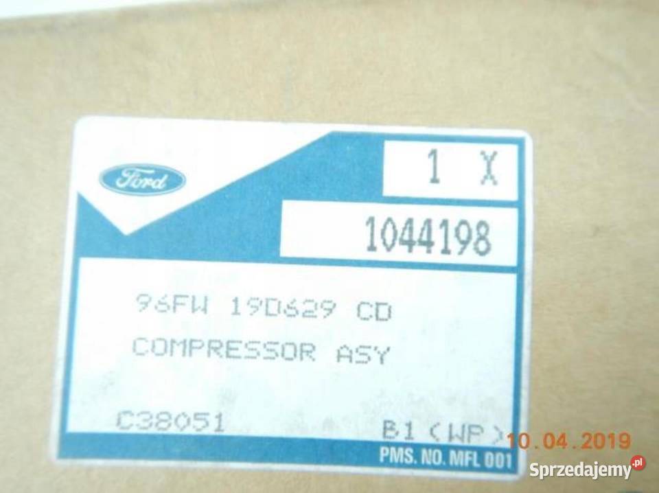 SPRĘŻARKA KLIMATYZACJI FORD FIESTA MK4 18 D lubelskie sprzedam