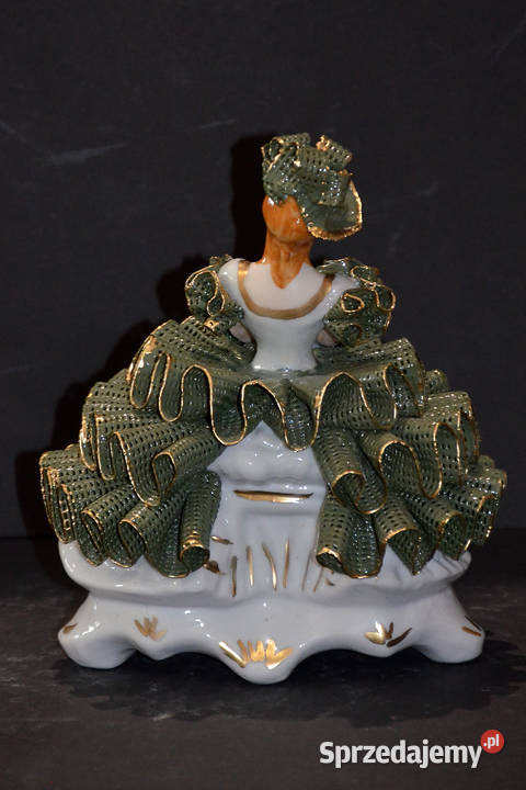 Roceram porcelana figurka Contesa koronki 1819 Środa Wielkopolska