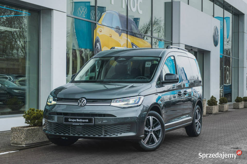 Volkswagen Caddy Style 20 TDI 122 DSG 2755mm pełny VAT Caddy łódzkie Łódź