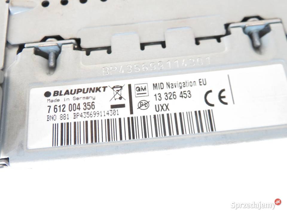 RADIO OPEL INSIGNIA A 13326453 13273256 Radioodtwarzacze sprzedam