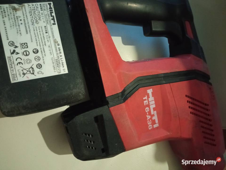 Hilti młotowiertarka TE6A36 lubuskie Zielona Góra sprzedam