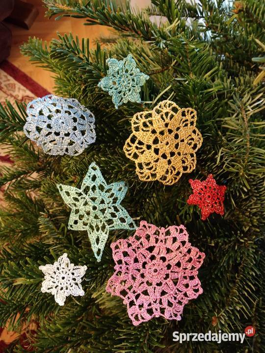 Błyszczące gwiazdeczki gwiazdki na choinkę