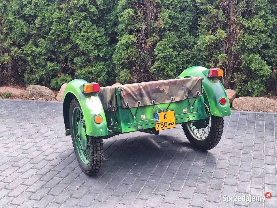 Przyczepka motocyklowa K750 Dniepr Ural BMW Małujowice