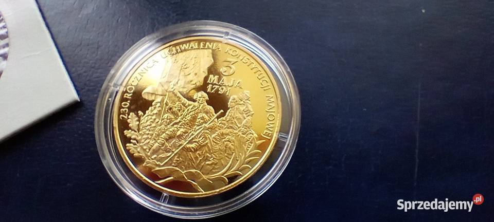 Stare monety Medal 3 Maja 1791 Polska 9 Lesko