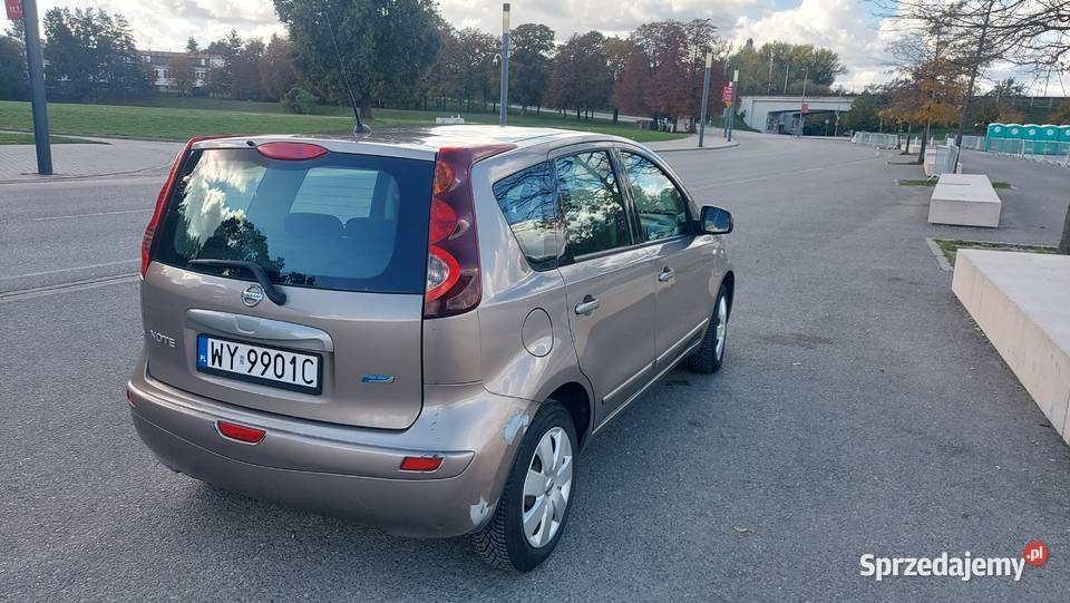 Nissan Notę 100 1wł oryg Lakier ASO Polska wielofunkcyjna kierownica Warszawa