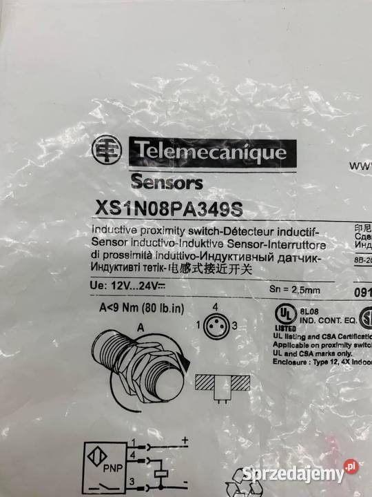 Telemecanique XS1N08PA349S Inductive Sensor Warszawa