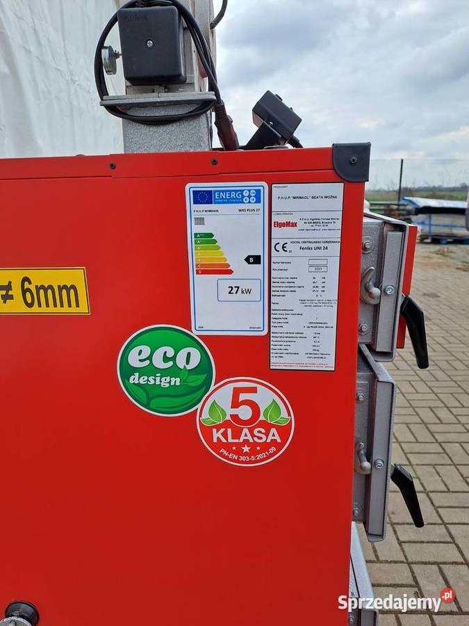 Piec 27kw do 220m2 Drewno Węgiel Kocioł z Świebodzin
