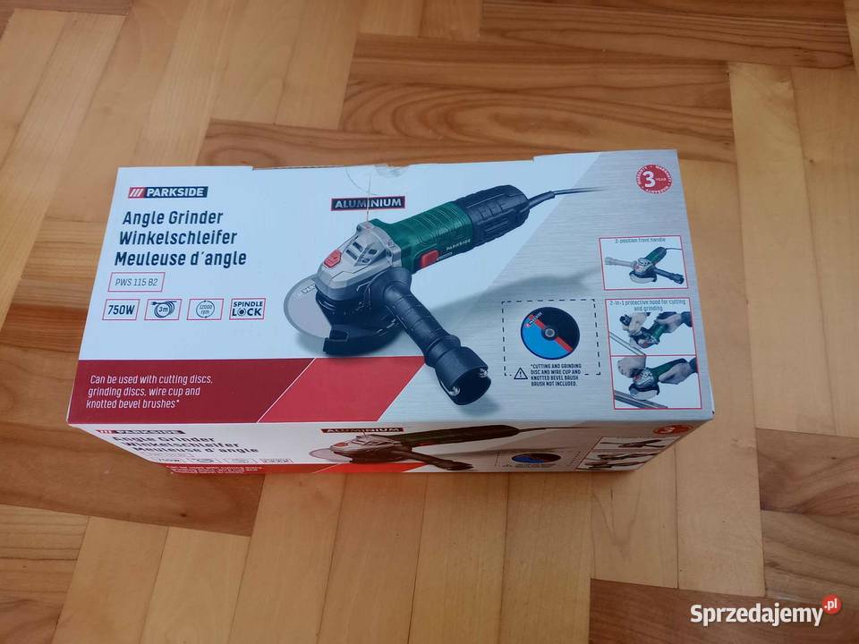Szlifierka kątowa parkside PWS 115 B2 750W nowa