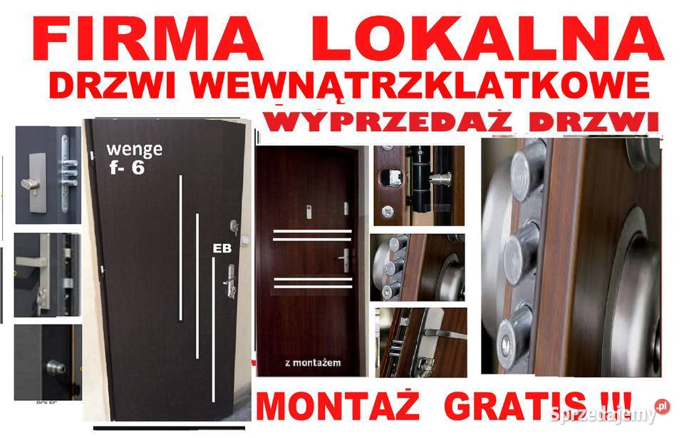 Drzwi wejściowe akustyczne zewnętrzne Drzwi zewnętrzne sprzedam