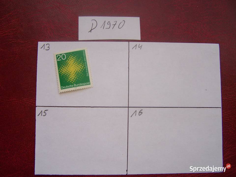 Niemcy 1970 MNH Znaczki z roczników WYBIERAJ Tychy sprzedam