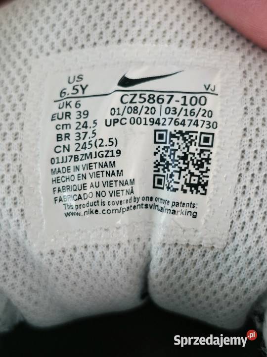 Nike 39 Air buty sportowe adidasy 25.5cm Kraków
