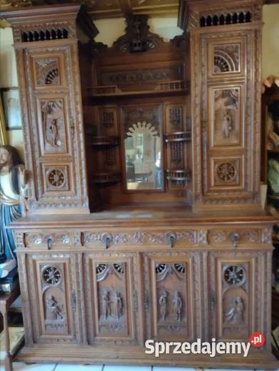 Jadalnia Zestaw antyczny do jadalni 1850 Witryna Siedlisko