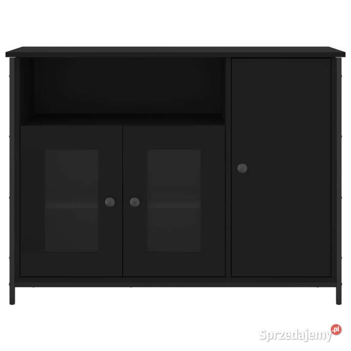 Szafka czarna 100x35x75 materiał drewnopochodny Pozostałe Warszawa