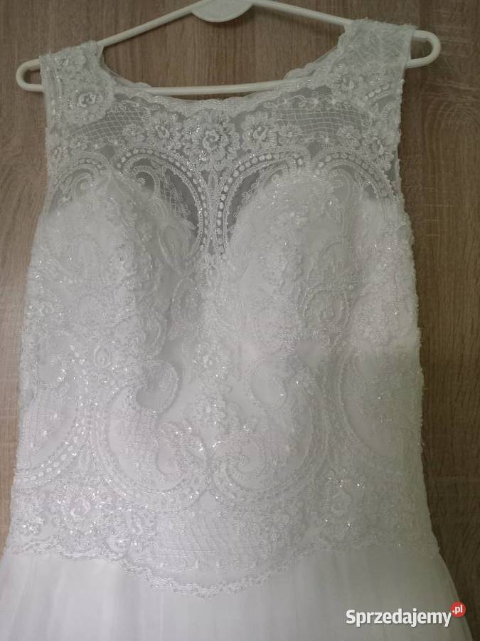 SUKNIA ŚLUBNA 36 38 Dębica