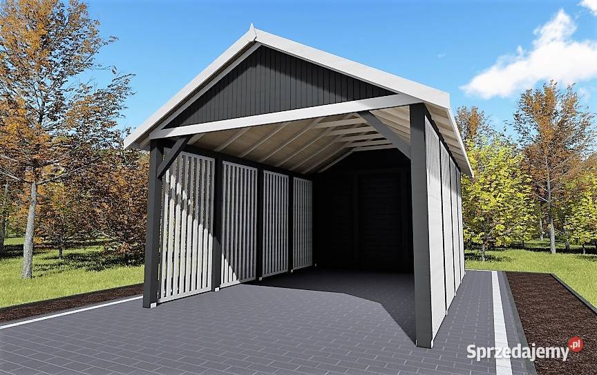 Wiata samochodowa z gontem c24 drewniana Częstochowa sprzedam