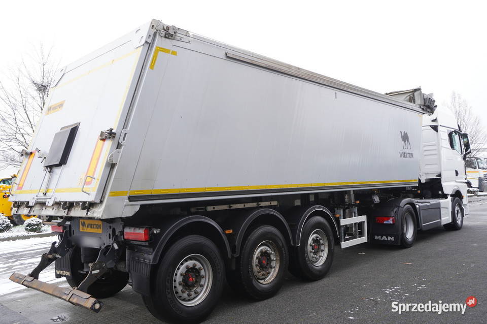 Ciągnik Siodłowy MAN TGX 18510 E6 42 Naczepa bezwypadkowy Wywrotki Kraków