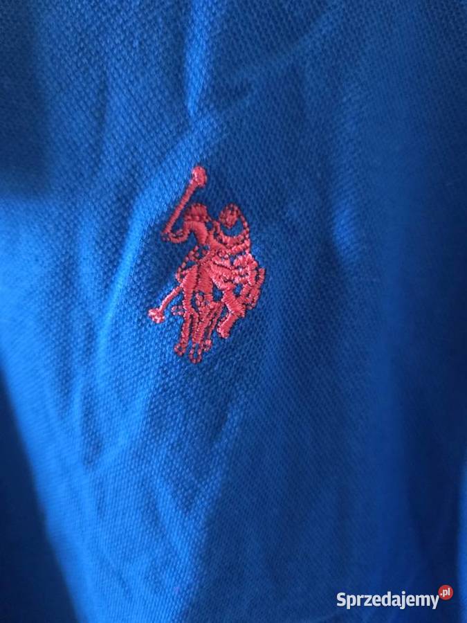 Niebieska koszulka polo US Polo ASSN stan NOWY Czaplinek