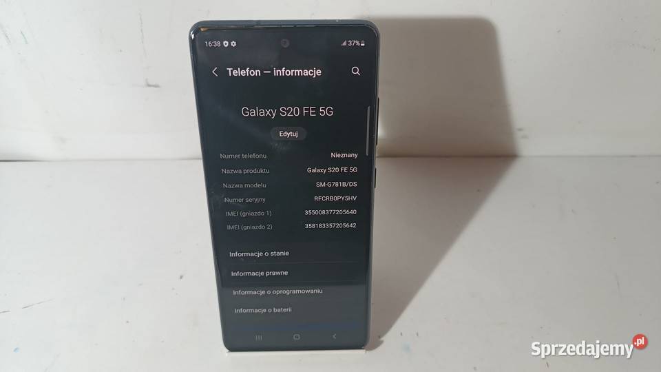 Smartfon SAMSUNG Galaxy S20 FE 5G 6128GB śląskie Katowice sprzedam