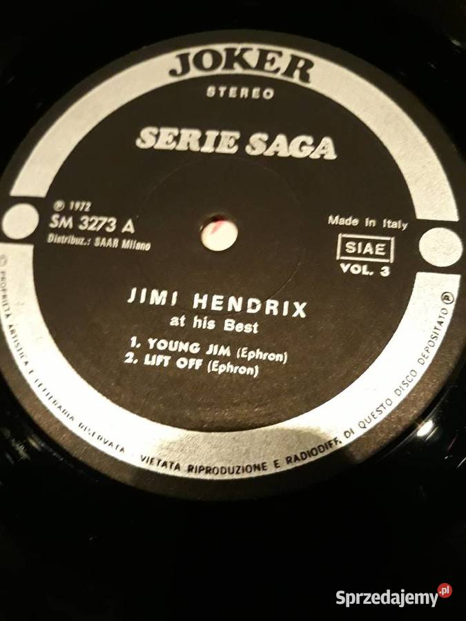 JIMI HENDRIX At Hits Volume 3 płyta winylowa Rzeszów