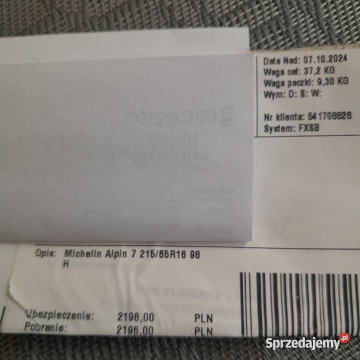 Opony zimowe 215 65 16 michelin łódzkie