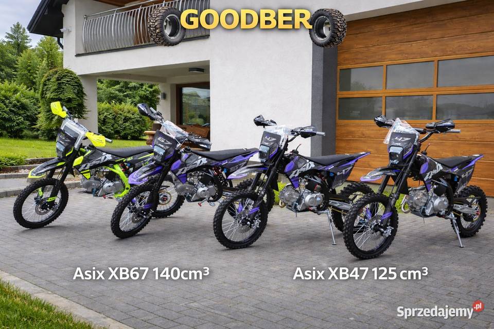 Cross Asix XB 67 140ccm chłodnica 4T Nowy XB 47 świętokrzyskie Bieliny sprzedam